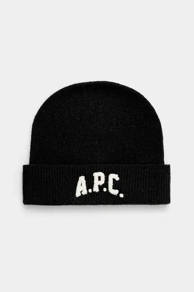 Vlnená čiapka A.P.C. bonnet axel