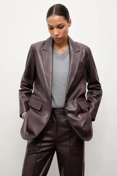 Kožené sako Answear.LAB