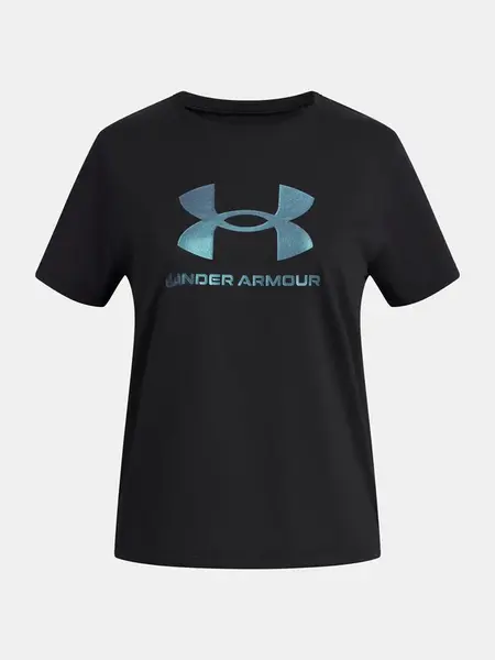 Dívčí tričko Under Armour UA G Rival Shimmer SS-BLK - Holky