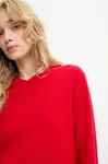 Svetr z merino vlny Answear.LAB dámský, červená barva