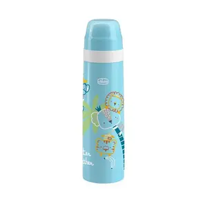 CHICCO Termoska modrá s obrázky 500 ml
