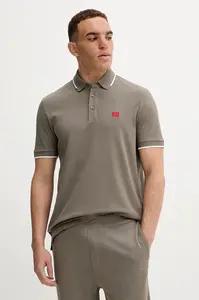 Bavlněné polo tričko HUGO Deresino232