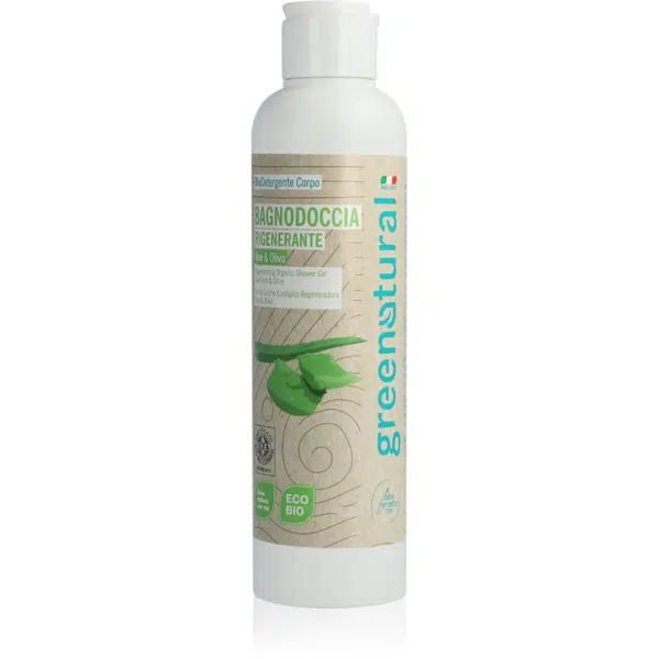 Greenatural Body Wash Aloe Vera & Olive regeneračný sprchový gél 250 ml