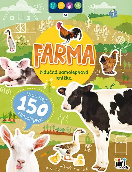 Náučná samolepková knižka 6+ Farma