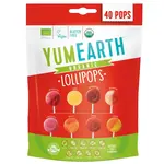 YUMEARTH BIO Ovocné lízanky mix 8 príchutí 40 ks