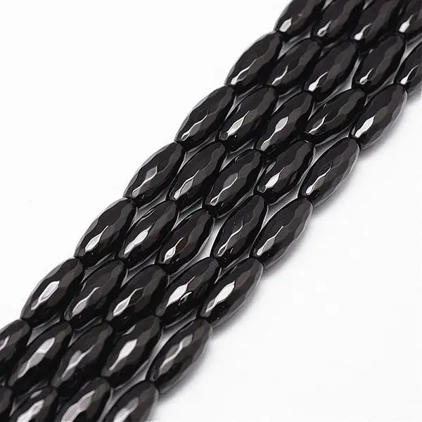 Natural Black Onyx Beads Strands