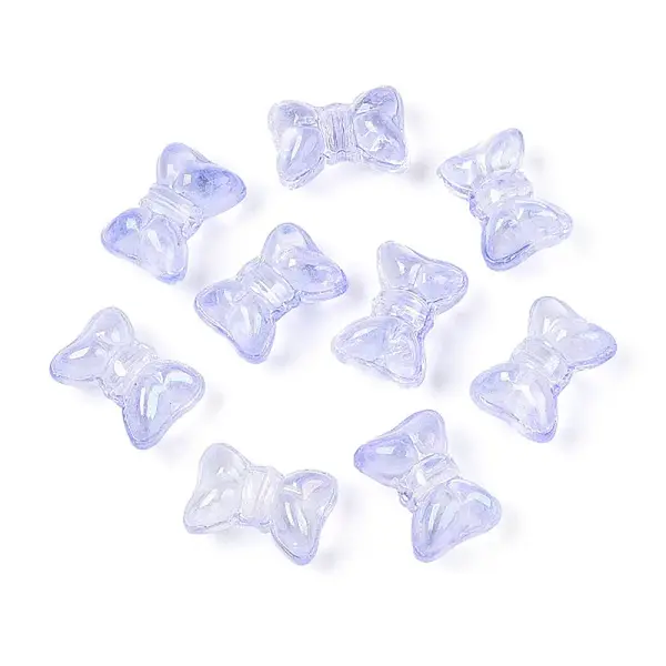 Baking Painted Transparent Glass Beads