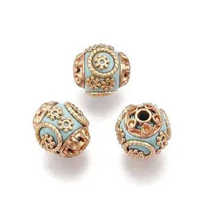 Round Handmade Indonesia Beads