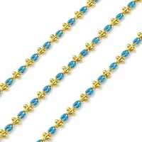 Brass Enamel Link Chains