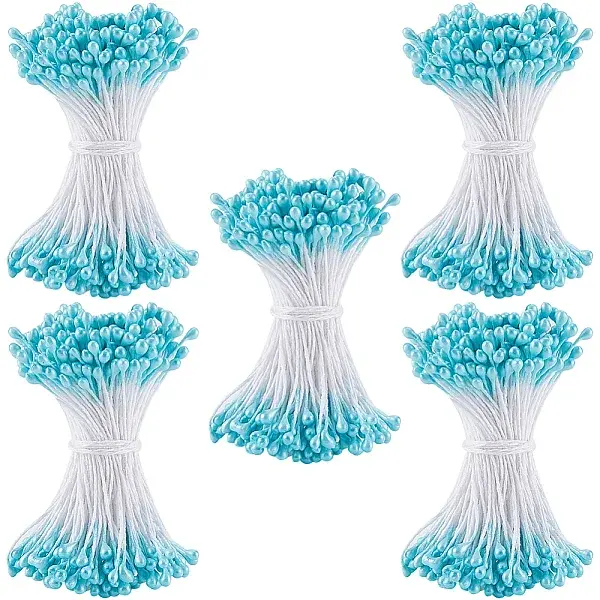 Cotton with Gypsum Artificial Flower Core for Hairpin Accessories
