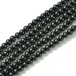 Eco-Friendly Dyed Glass Pearl Round Beads Strands