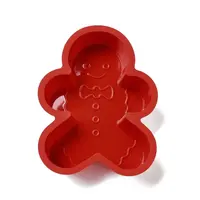 DIY Christmas Gingerbread Man Food Grade Silicone Molds