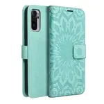 Flipové pouzdro MEZZO Book case pro Xiaomi Redmi Note 10 5G / Poco M3 Pro / Poco M3 Pro 5G, mandala green