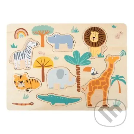 Safari (Vkládací puzzle) - puzzle z kategorie Dětské puzzle