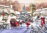 Santa na dedine - puzzle z kategorie Města a stavby