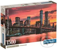 Puzzle East River za soumraku - puzzle z kategorie Přírodní scenérie