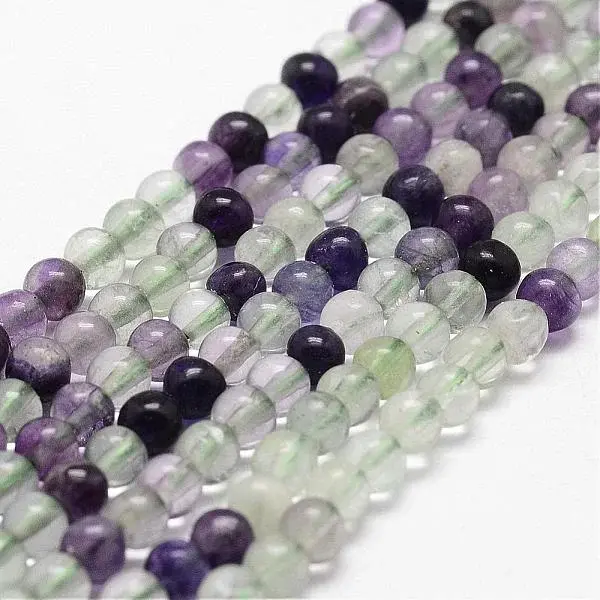 Natural Fluorite Bead Strands