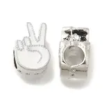 Rack Plating Alloy Enamel European Beads