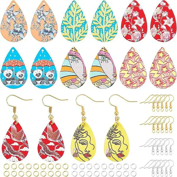 DIY Iron Dangle Earring Making Kits