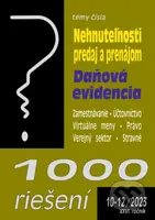 1000 riešení č. 10-12 / 2023 - Nehnuteľnosti – predaj a prenájom - kniha z kategorie Právo