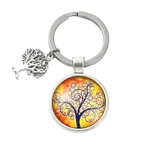 Alloy Glass Keychains