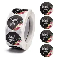 1 Inch Thank You Roll Stickers