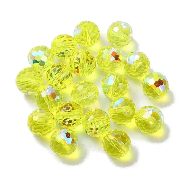 AB Color Plated Glass Beads