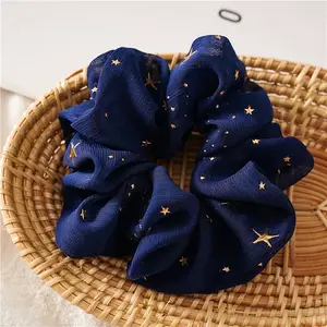Star Pattern Cloth Elastic Hair Accessories