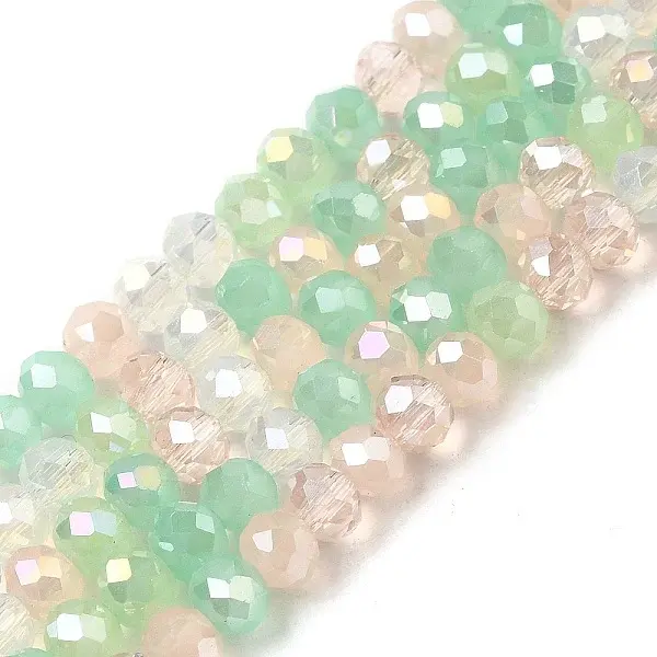 Electroplate Glass Beads Strands
