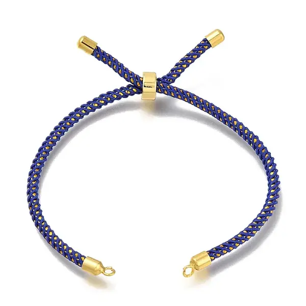 Braided Cotton Cord Slider Bracelet Making