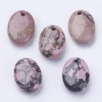 Natural Rhodonite Pendants