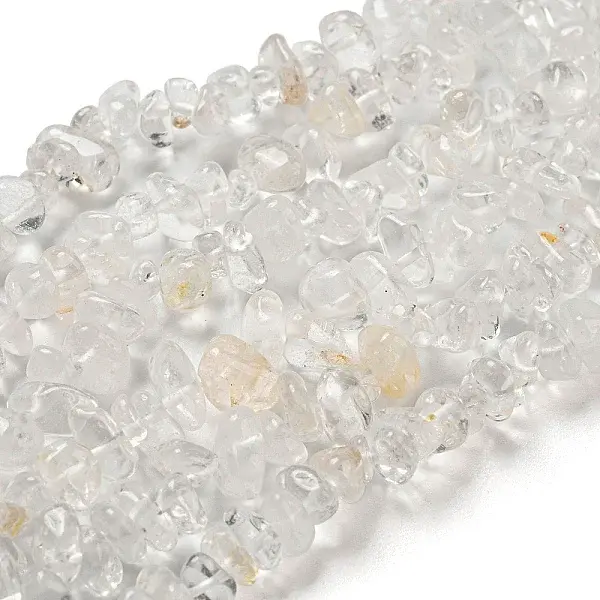 Natural Quartz Crystal Chip Beads Strands