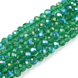 Electroplate Glass Beads Strands
