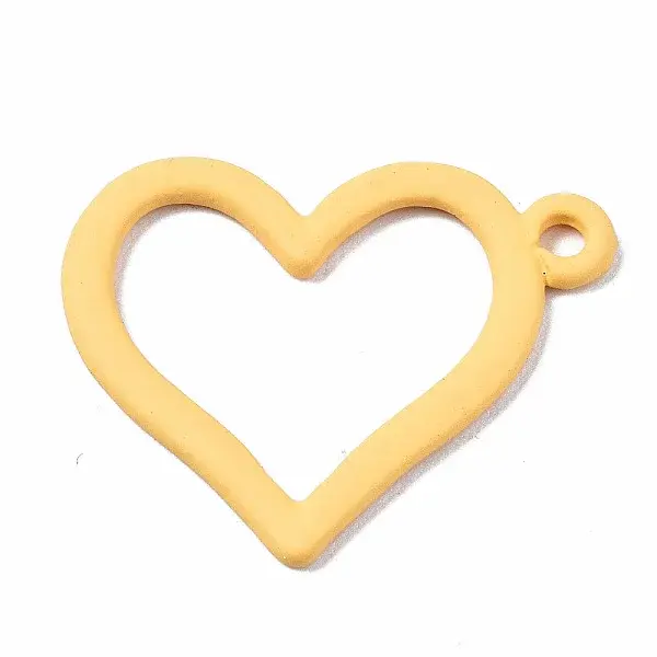 Spray Painted Alloy Pendants