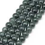 Baking Paint Crackle Glass Beads Strands
