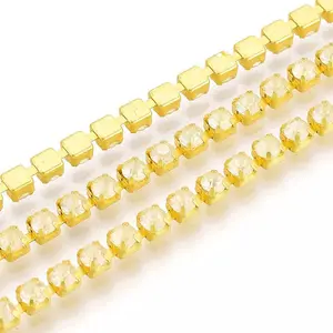 Iron Rhinestone Cup Chains