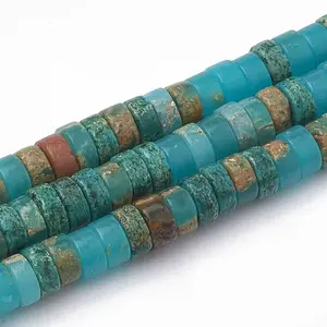 Synthetic Imperial Jasper Beads Strands