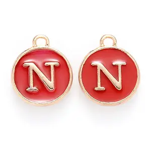 Golden Plated Alloy Enamel Charms