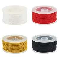 4 Rolls 4 Colors Braided Nylon Thread