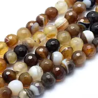 Natural Striped Agate/Banded Agate Beads