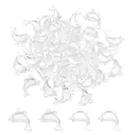 100Pcs Transparent Acrylic Pendants