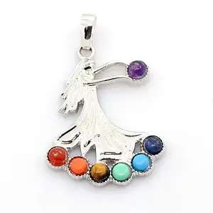 Vintage Chakra Jewelry Gemstone Pendants