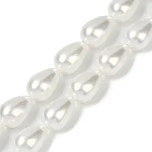 Electroplate Shell Pearl Beads Strands
