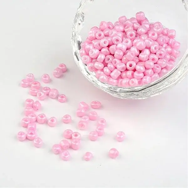 6/0 Opaque Colours Round Glass Seed Beads