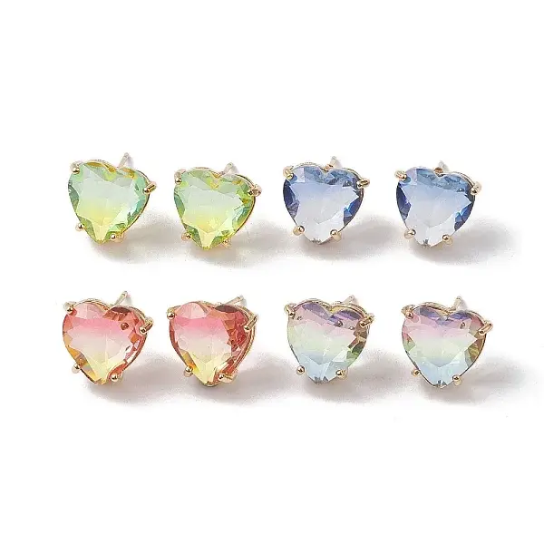 Glass Stud Earring