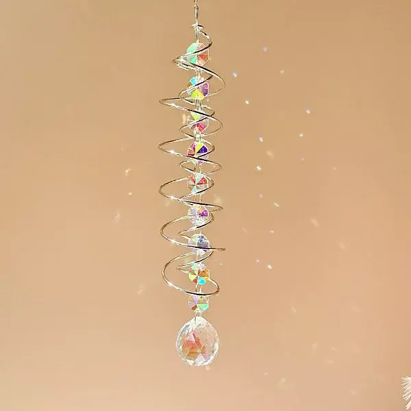 Teardrop Glass Suncatchers