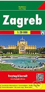 Zagreb 1:20 000 (Mapa mesta - platná do roku 2020)