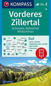 Vorderes Zillertal (Achensee, Alpbachtal, Wildschönau / 5 in 1 (WK 28, 1:50.000))