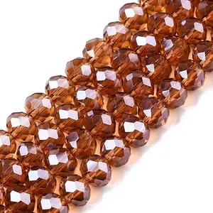Electroplate Glass Beads Strands