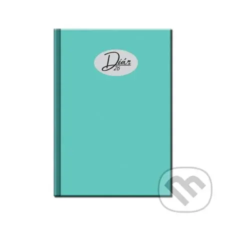 Denný diár COLORS 2026 (mentolový) (12-mesačný, A5)